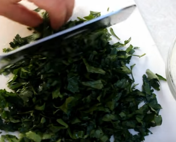 шашлык из куриного кефира