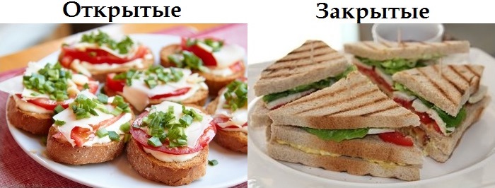 Открытые и закрытые виды