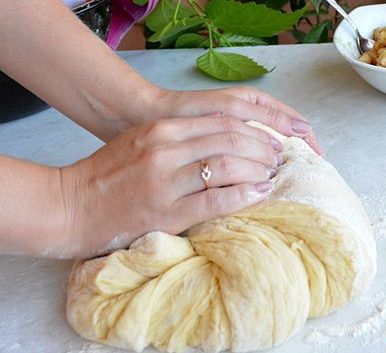 Дрожжевое тесто для булочек (самое вкусное, мягкое и пушистое тесто) шаг 19