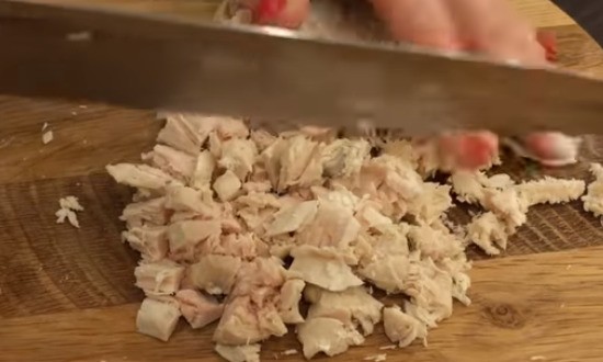 Нарезанное куриное филе