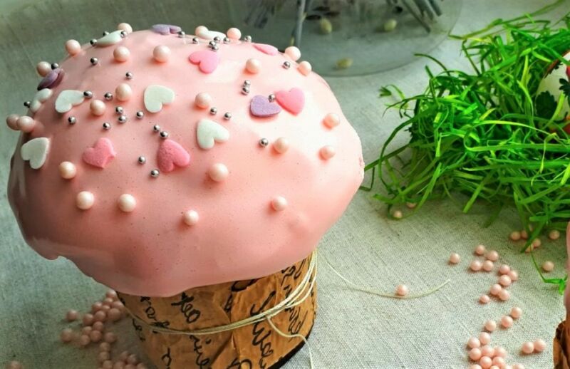 Глазурь для пасхальных куличей