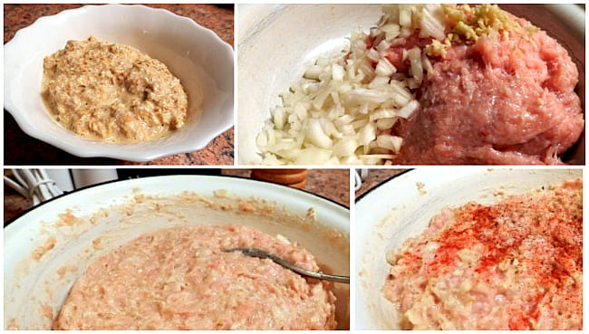 замешивание мясного фарша 3