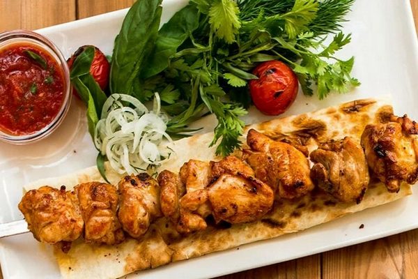 куриный шашлык в уксусе