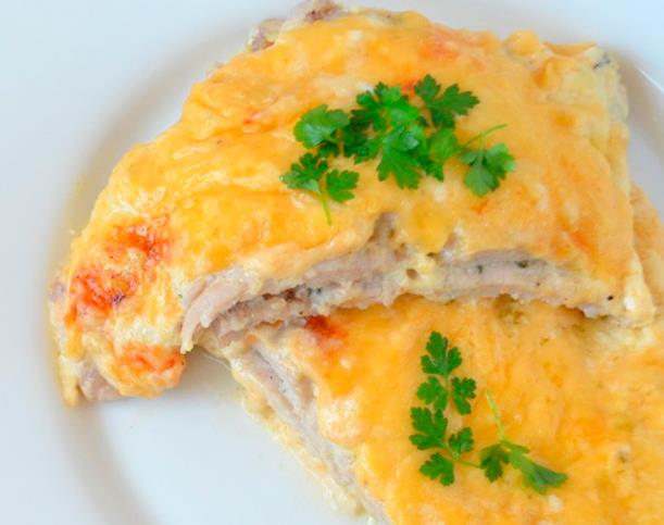 Мясо куриной грудки по-французски fot.