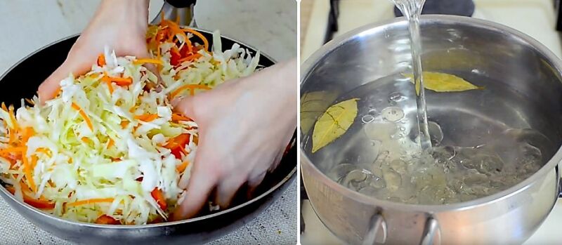 Быстрый рецепт вкусной маринованной капусты