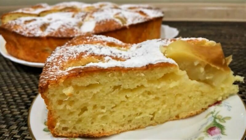 Яблочный киш в духовке