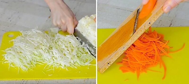 Быстрый рецепт вкусной маринованной капусты