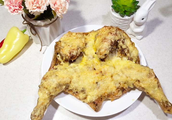 курица под мехом