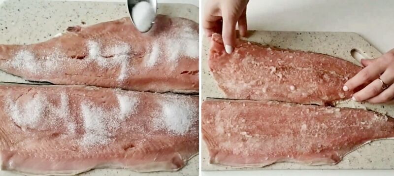 как посолить лосося в домашних условиях