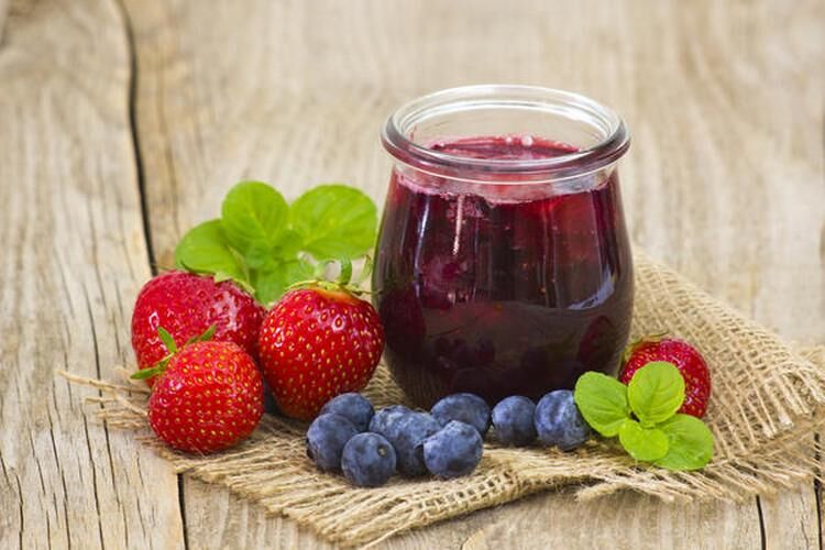 Рецепт варенья из черники и клубники