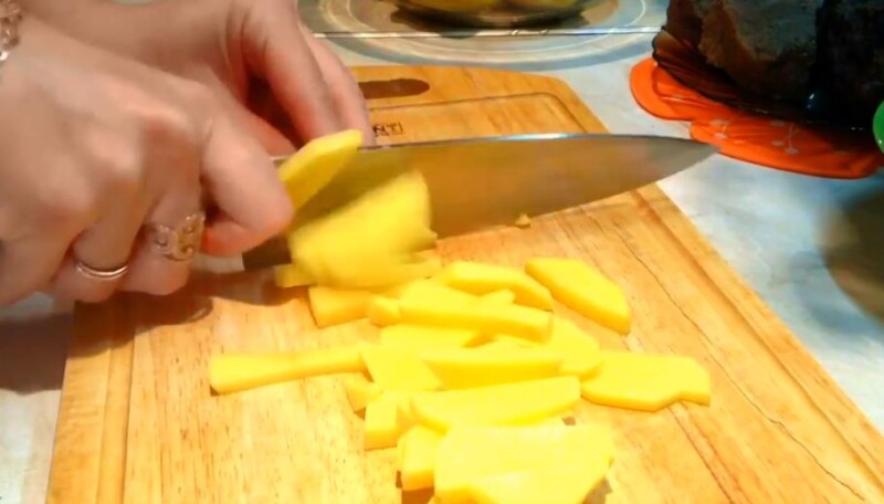 нарезка картофеля