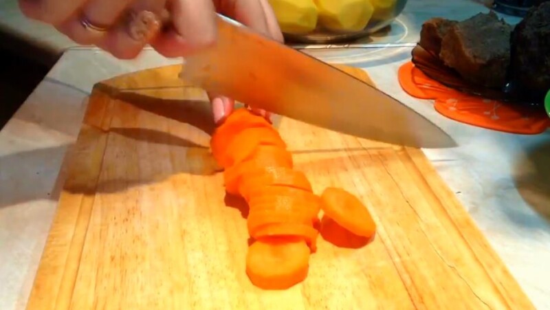 нарезка моркови