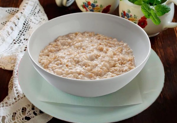Овсянка на воде без масла